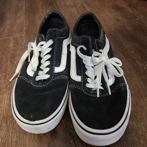 Vans black low rise size men's 7